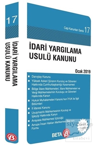 İdari Yargılama Usulü Kanunu Ocak 2019
