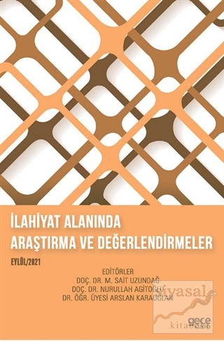 İlahiyat Alanında Araştırma ve Değerlendirmeler