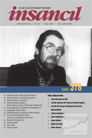 İnsancıl Aylık Kültür Sanat Dergisi Sayı: 378 Ocak 2022