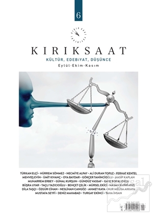 Kırık Saat Kültür, Edebiyat ve Düşünce Dergisi Sayı: 6 Eylül-Ekim-Kasım 2021