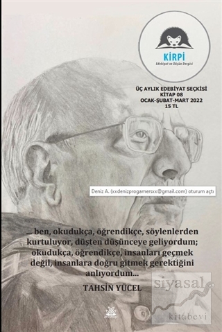 Kirpi Edebiyat ve Düşün Dergisi Sayı: 8 Ocak - Şubat - Mart 2022 Kolek