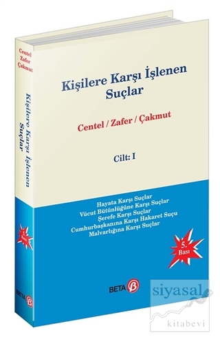 Kişilere Karşı İşlenen Suçlar Cilt 1