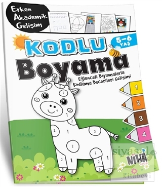 Kodlu Boyama 5-6 Yaş