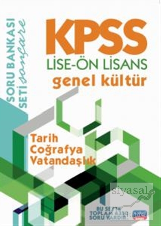 KPSS Lise - Ön Lisans Genel Kültür Soru Bankası / Tarih - Coğrafya - Vatandaşlık