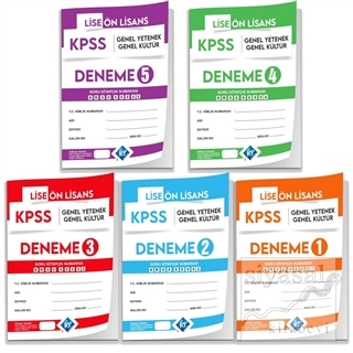KPSS Lise Önlisans Genel Yetenek Genel Kültür 5'li Deneme Paketi