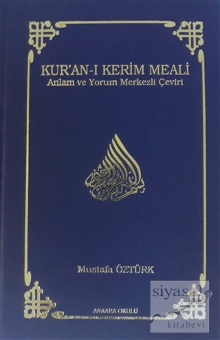 Kur'an-ı Kerim Meali (Orta Boy) (Ciltli) Mustafa Öztürk