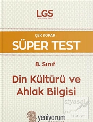 LGS Çek Kopar Süper Test 8.Sınıf Din Kültürü ve Ahlak Bilgisi