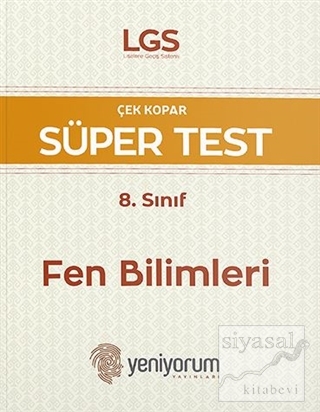 LGS Çek Kopar Süper Test 8. Sınıf Fen Bilimleri Kolektif