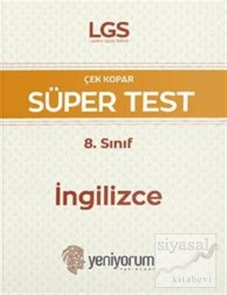 LGS Çek Kopar Süper Test 8. Sınıf İngilizce