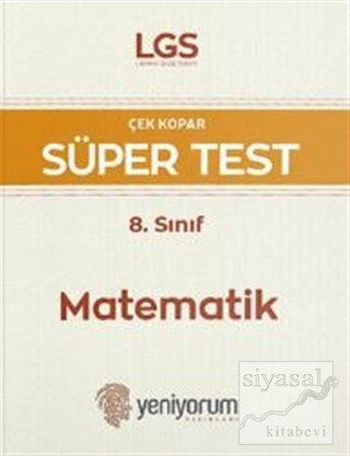 LGS Çek Kopar Süper Test 8. Sınıf Matematik Kolektif