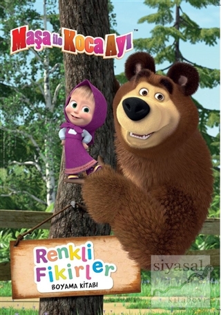 Maşa İle Koca Ayı Renkli Fikirler Boyama Kitabı