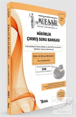 Müessir Adli-İdari Hakimlik Çıkmış Soru Bankası ve Çözümleri İcra ve İflas Hukuku