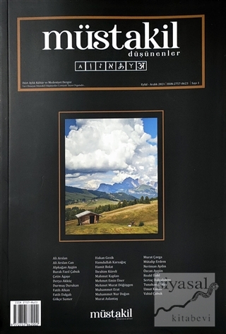 Müstakil Düşünenler Kültür ve Medeniyet Dergisi Sayı 1 Eylül-Aralık 2021