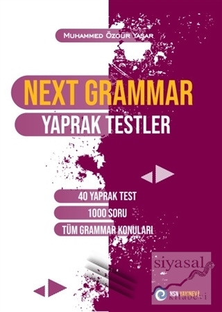 Next Grammar YDS Yaprak Testler Muhammed Özgür Yaşar