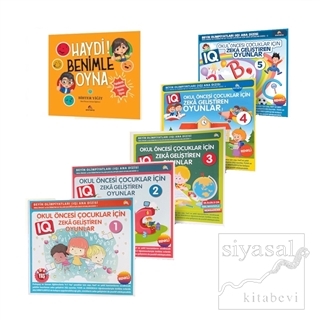 Okul Öncesi Çocuklar İçin IQ Zeka Geliştiren Oyunlar (6 kitap)