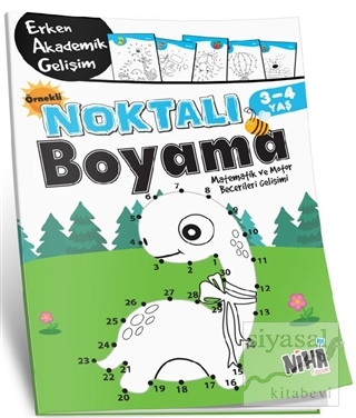 Örnekli Noktalı Boyama 3-4 Yaş