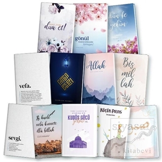 Özel Tasarımlı 12'li Defter Çizgili