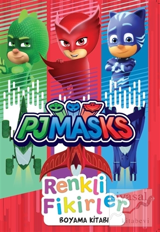 Pjmasks Renkli Fikirler Boyama Kitabı