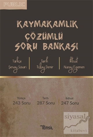 Public Kaymakamlık Çözümlü Soru Bankası