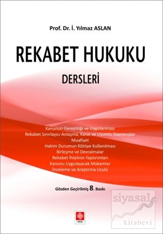 Rekabet Hukuku Dersleri