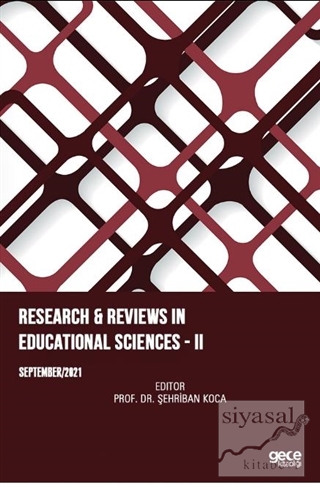 Research and Reviews in Educational Sciences 2 Şehriban Koca