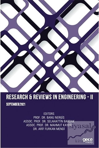 Research and Reviews in Engineering - 2 September 2021 Banu Nergis