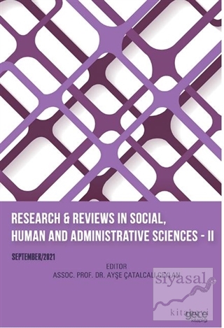 Research and Reviews in Social, Human and Administrative Sciences 2 Ay
