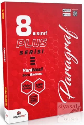 Sistemplus 8. Sınıf Paragraf Soru Bankası Plus Serisi