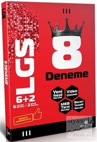 Sistemplus Yayınları 8. Sınıf LGS Video Çözümlü 8 li Paket Deneme