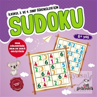 Sudoku 8+ Yaş - İlkokul 3. ve 4. Sınıf Öğrencileri İçin Kolektif
