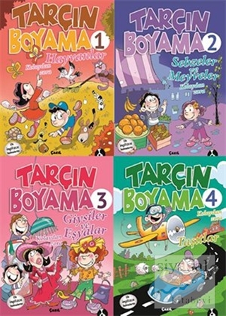 Tarçın Boyama (4 Kitap Takım) Kolektif
