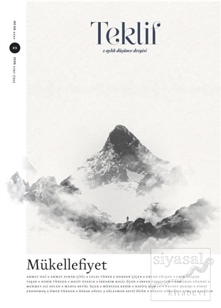 Teklif 2 Aylık Düşünce Dergisi Sayı: 1 2022