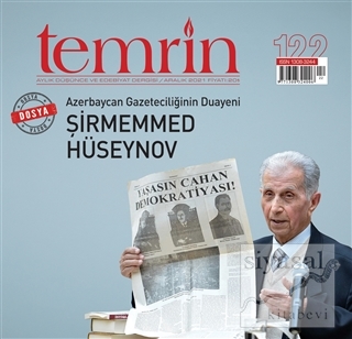 Temrin Aylık Düşünce ve Edebiyat Dergisi Sayı: 122 Aralık 2021