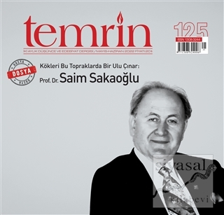 Temrin Aylık Düşünce ve Edebiyat Dergisi Sayı: 125 Mayıs-Haziran 2022