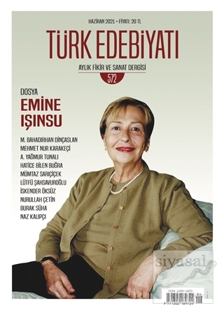 Türk Edebiyatı Dergisi Sayı: 572 Haziran 2021 Kolektif