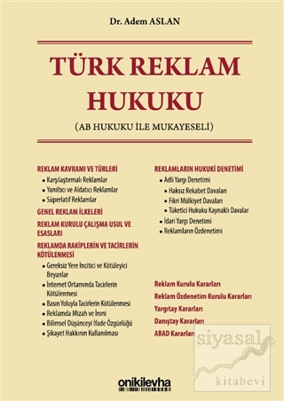Türk Reklam Hukuku (Ciltli)