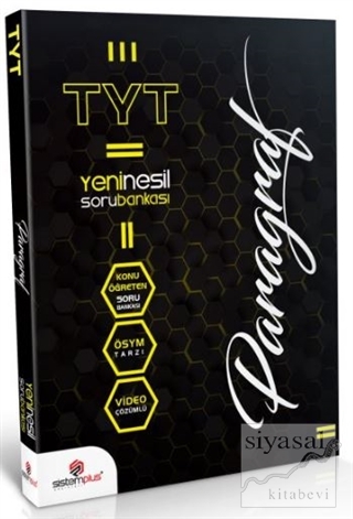 TYT Paragraf Video Konu Anlatım ve Çözümlü Soru Bankası Sistemplus Yayınları