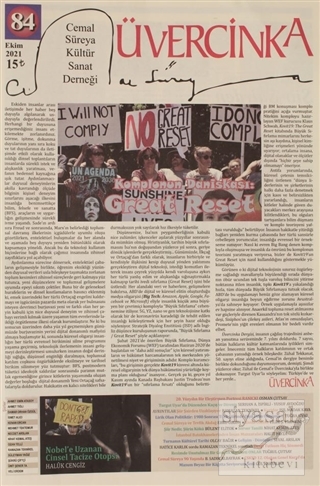 Üvercinka Dergisi Sayı: 84 Ekim 2021