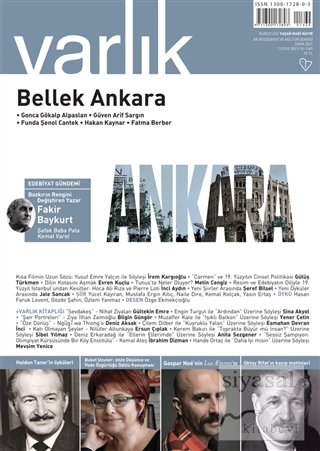 Varlık Edebiyat ve Kültür Dergisi Sayı: 1369 Ekim 2021
