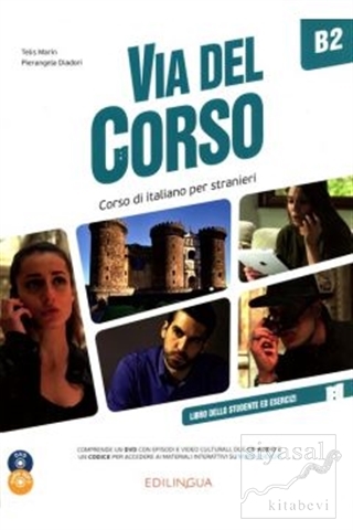 Via del Corso B2 Libro Dello Studente and e.+2CD+DVD Telis Marin