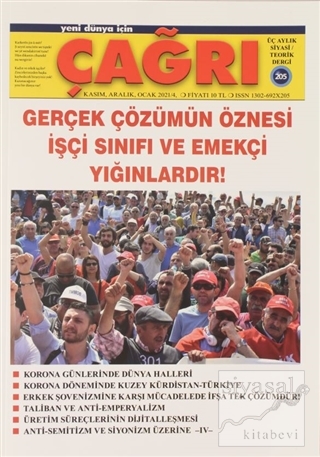 Yeni Dünya İçin Çağrı Dergisi Sayı: 204 Kasım - Aralık - Ocak 2021